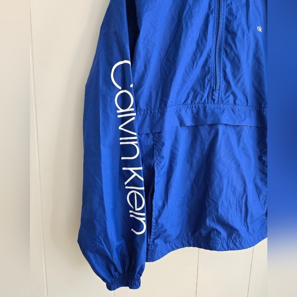 CK Blue Windbreaker Jacket-Size S - Picture 6 of 8